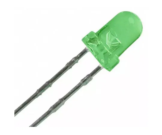 63-4711-09 2.1 V Green LED 3mm Through Hole, ROHM SLR-343MC3F SLR-343MC3F