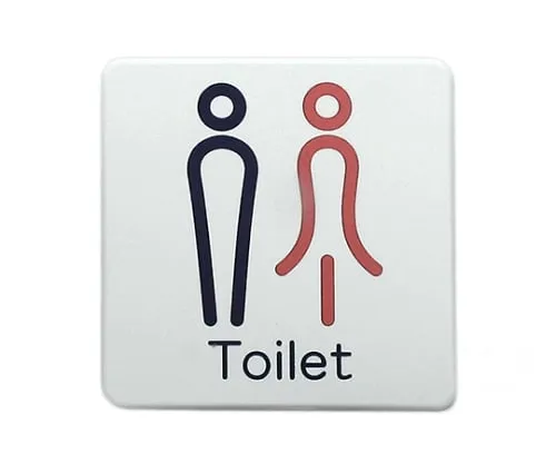 61-7419-44 80 x 80mm White Toilet SAB813-1