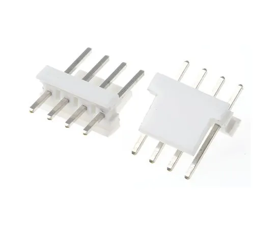 63-4860-84 TE Connectivity MTA-100, 4 Way, 1 Row, Straight PCB Header 640454-4