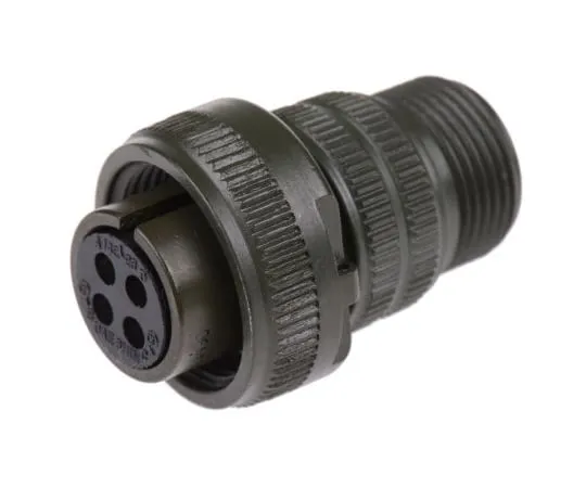 63-4756-68 Amphenol MS3106A Series, 4 Way Cable Mount MIL Spec Circular Connector Plug, Socket Contacts,Shell Size 14S, Screw MS3106A-14S-2S