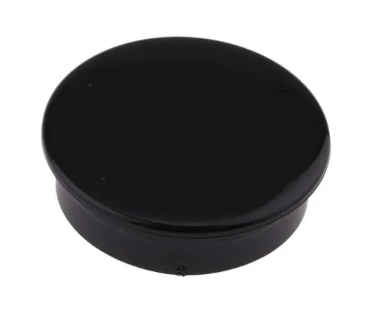 63-4800-83 RS Potentiometer Knob Cap, Black, For Use With Collet Knob 463-8542