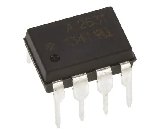 63-4876-30 Broadcom, HCPL-2631-000E DC Input Transistor Output Dual Optocoupler, Through Hole, 8-Pin DIP HCPL-2631-000E