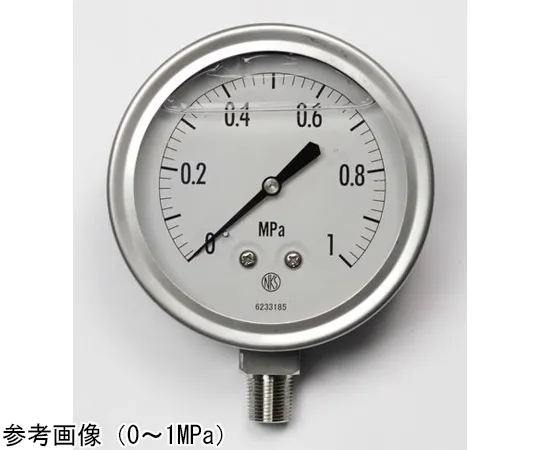 65-4321-32 Pressure Gauge with Glycerin (100Φ) 0.16 MPa GV42-183