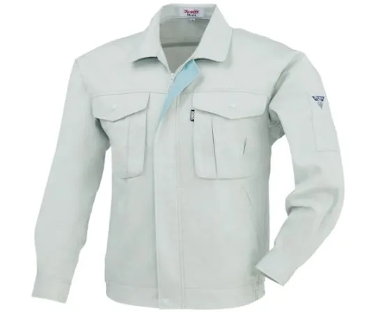 65-8330-10 Long Sleeve Blouson Gray 3L 1294-20-3L