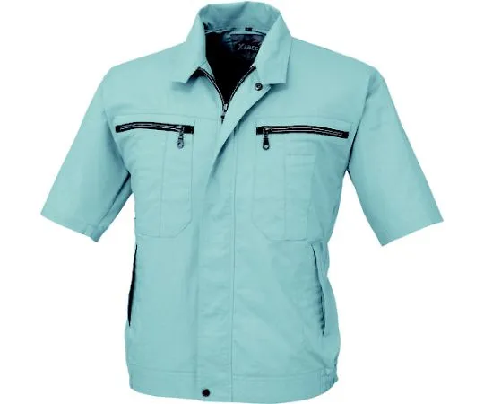 65-8512-36 Short Sleeve Blouson Mist Green 3L 8891-605-3L