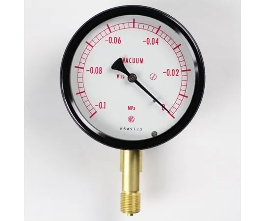 65-4302-84-20 Sealed Pressure Gauge (100Φ) Vacuum Gauge (Negative Pressure Gauge) Vertical A Frame for Vibration Resistance - With 0.1~0 MPa with Inspection Certificate BE12-131