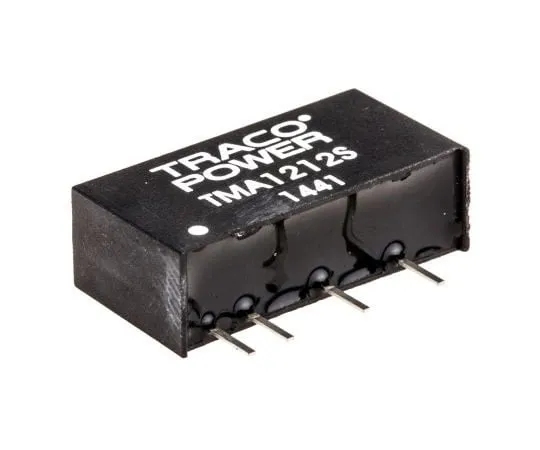 63-4721-51 TRACOPOWER TMA 1W Isolated DC-DC Converter Through Hole, Voltage in 10.8 → 13.2 V dc, Voltage out 12V dc TMA 1212S