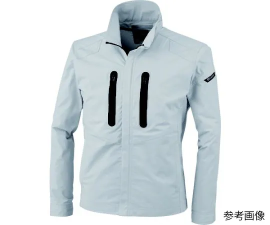 65-8393-65 Long Sleeve Blouson Silver Gray 3L 1734-22-3L
