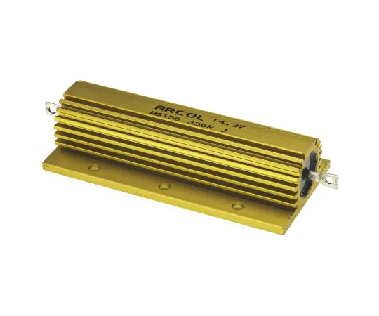 63-4758-87 Arcol HS150 Series Aluminium Ho***d Axial Wire Wound Panel Mount Resistor, 330Ω ±5% 150W HS150 330R J