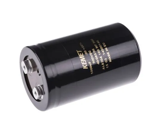 63-4778-32 KEMET 1000μF 500V dc Aluminium Electrolytic Capacitor, Chassis Mount 66 x 105mm +85°C 66mm 105mm ALS30A102MF500
