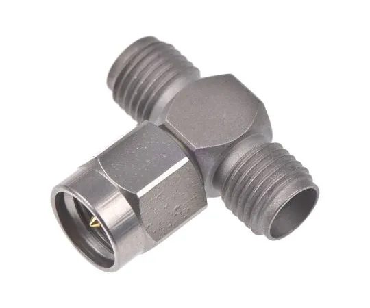 63-4755-70 Tee 50Ω RF Adapter SMA Plug to SMA Socket 0 → 18GHz R125780001