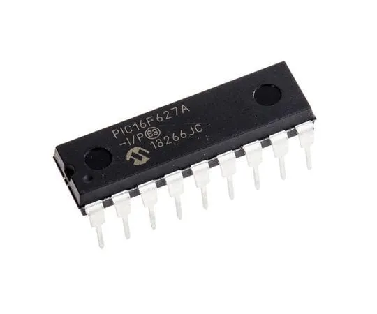 63-4895-64 Microchip PIC16F627A-I/P, 8bit PIC Microcontroller, 20MHz, 1024 x 14 words, 128 B Flash, 18-Pin PDIP PIC16F627A-I/P