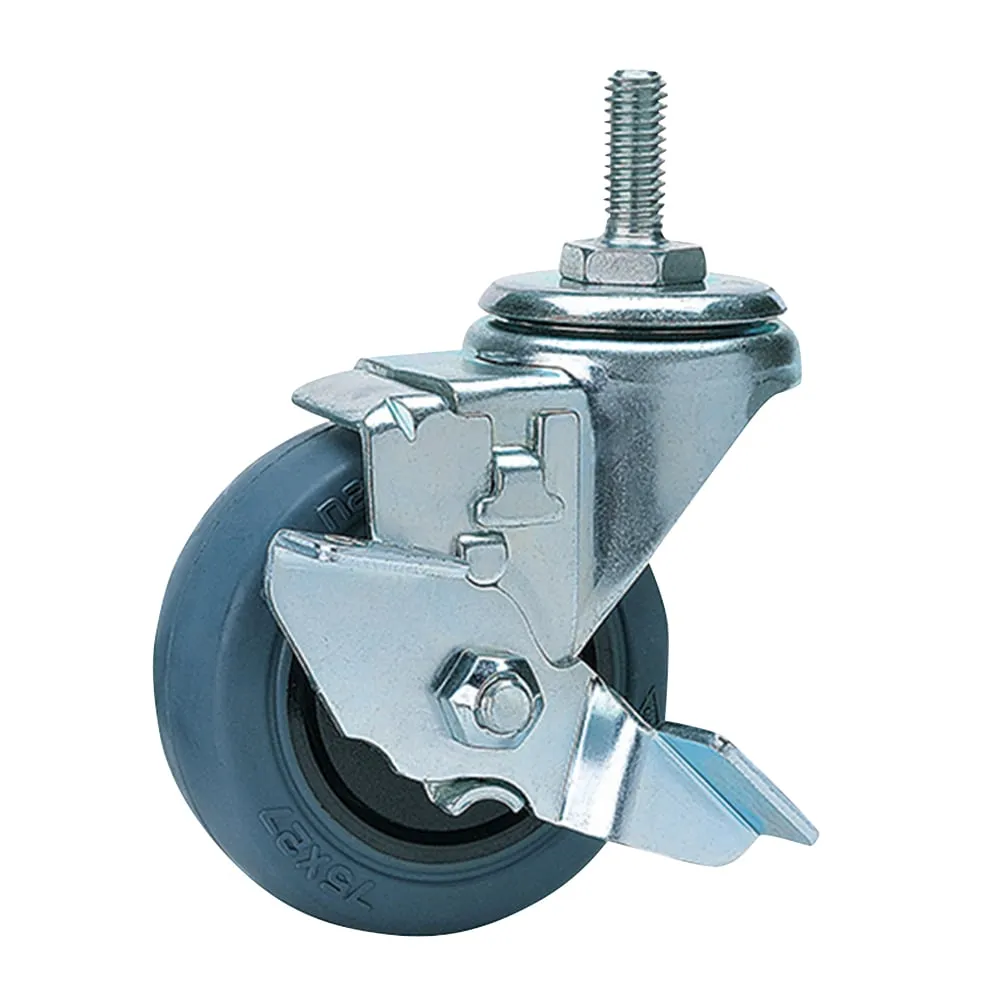 64-3503-23 Screwed Single Caster Rubber Wheel (silent single caster) S75Q