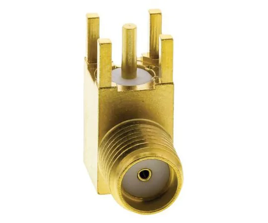 63-4788-02 Radiall Right Angle 50Ω PCB Mount SMA Connector, Solder Termination R124680123W