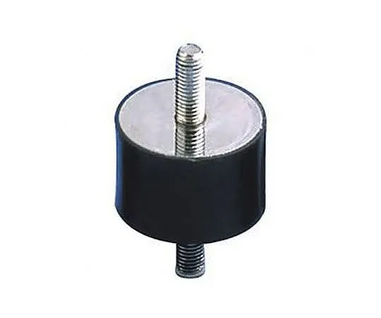 63-4747-06 Paulstra 521249 15mm Shock Mount M6 20mm Diameter 35daN Compression Load 3mm, Male to Male Natural Rubber 521249