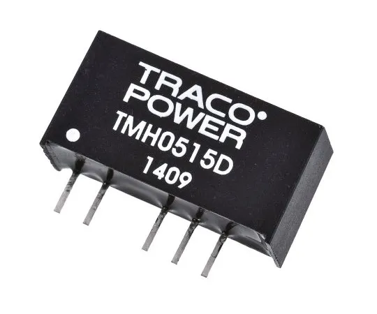 63-4759-38 TRACOPOWER TMH 2W Isolated DC-DC Converter Through Hole, Voltage in 4.5 → 5.5 V dc, Voltage out ±15V dc TMH 0515D