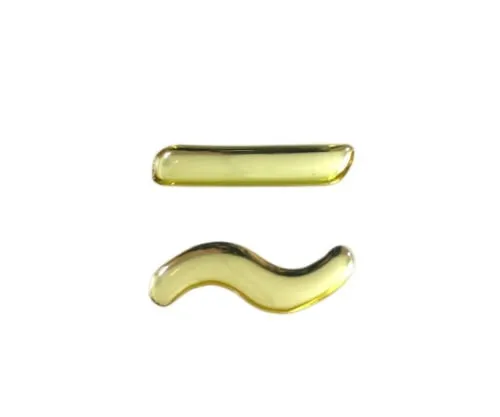 61-7427-23 Gold Metal Characters Hyphen and Nami 35mm x 1mm GM35-15