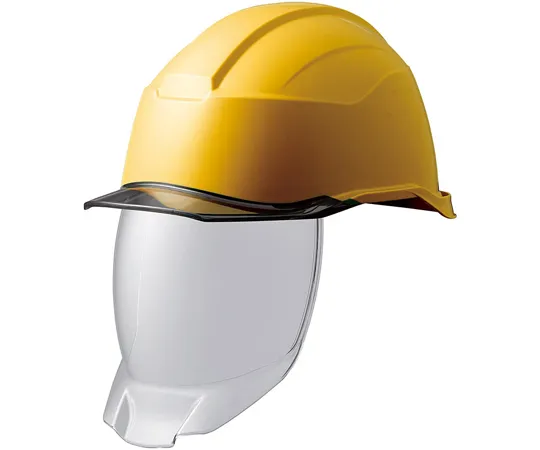 67-6629-50 PC Helmet (with Clear Visor, Full Face Shield Surface, KP) Samurai II Yellow/Smoke SC-21PCLSRA3-KP-YS
