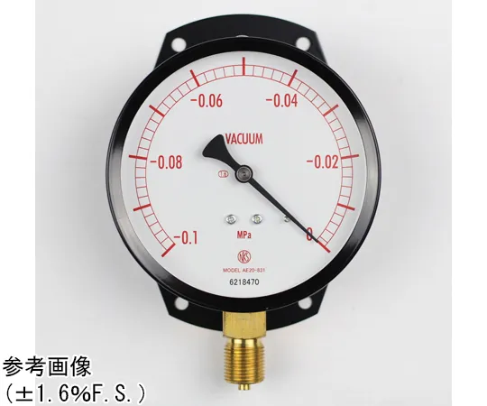 65-4289-51 Normal Pressure Gauge (Φ100) Vacuum Gauge (Negative Pressure Gauge) Vertical C Frame -0.1~0 MPa AE20-831