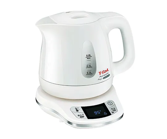 3-7467-01　［Discontinued］Electric Kettle With Temperature Control (T-fal (R)) Pearl White　KO6201JP