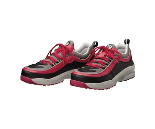 62-0036-13 Work Shoes (Red Mesh) 25 cm 378-3710