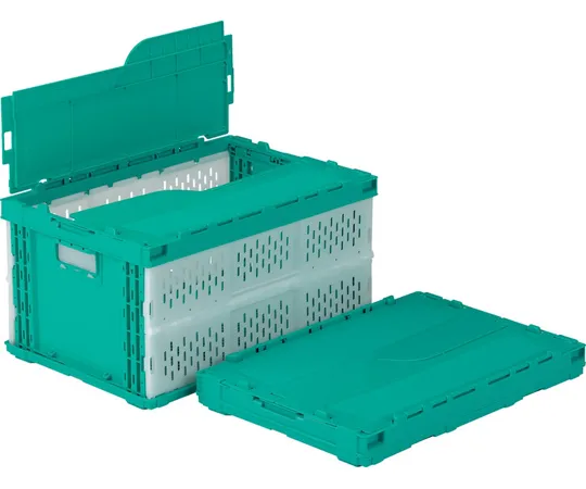 67-7112-80 Petanko Folding Container C-41A Green/White 55857000GRWH