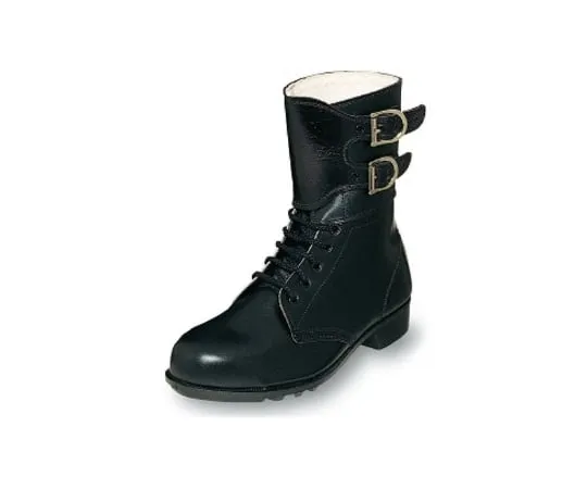 64-6537-74 Lace-Up Boots with Gaiters Black 23.5 cm S230