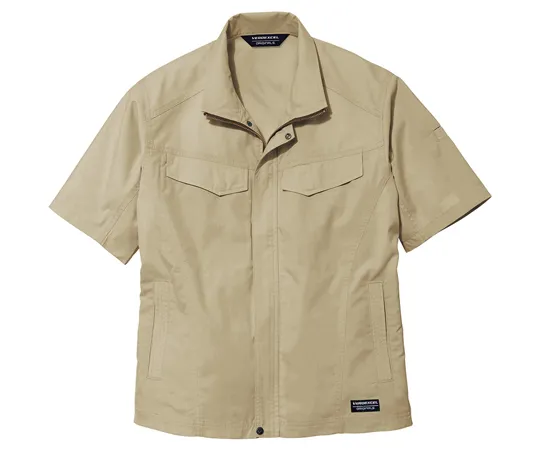 65-1298-10　［Discontinued］Work Clothes, VERDEXCEL Unisex Short Sleeve Blouson Khaki SSS VES640-UE-SSS　VES640-UE-SSS