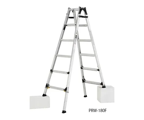 61-4441-79　［Discontinued］Aluminum Ladder and Stepladder with Expandable Leg Length: 1.48～2.11m　PRW-90F