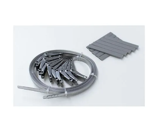 62-6091-45 SUS Band for Telephone Pole Signs 10 Pieces 1 Set with Protective Cover 395-82