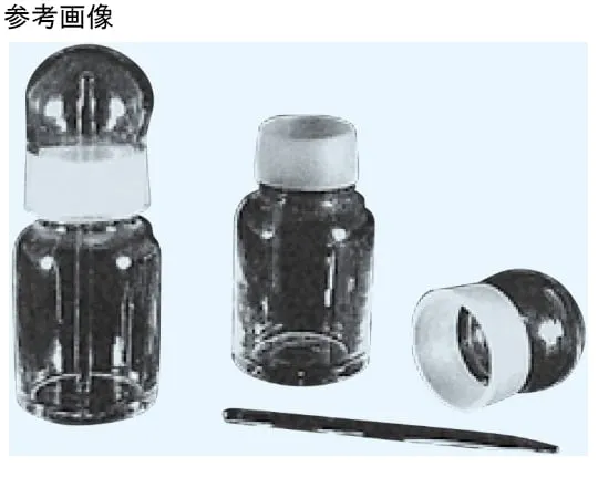 65-8672-93 Balsam Bottle White 30 mL with Lid, with Ring 651-030