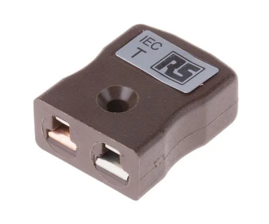 63-4777-89 RS PRO IEC Miniature Quick Wire Socket Connector for use with Type T Thermocouple Type T, Standard 381-7463