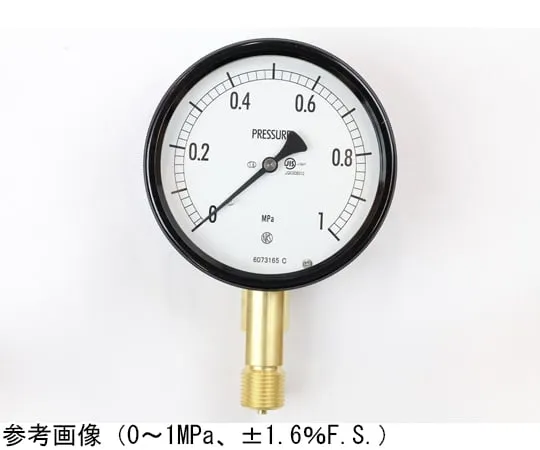 65-4303-55 Sealed Pressure Gauge (100Φ) Vertical A Frame 0.06 MPa BE12-141