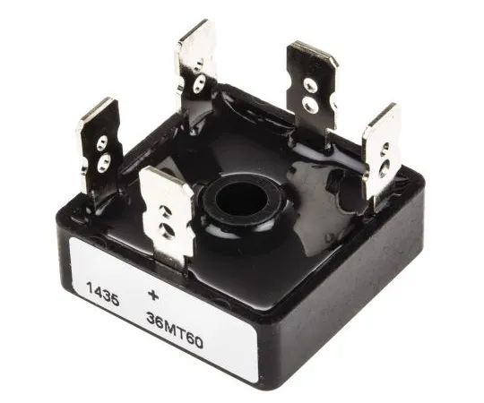 63-4783-24 Vishay VS-36MT60, 3-phase Bridge Rectifier, 35A 600V, 5-Pin D 63 VS-36MT60