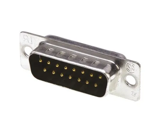 63-4825-14 TE Connectivity AMPLIMITE HD-20 Series Panel Mount, 15 Pin D-sub Connector Plug, Shell Size A 5-747908-2