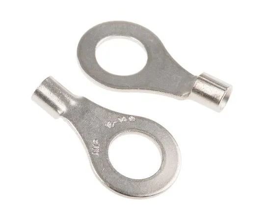 63-4699-91 TE Connectivity STRATO-THERM Series Uninsulated Nickel Plated Crimp Ring Terminal, M6 Stud Size, 1mm² to 2.6mm² 322733