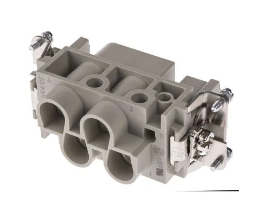 63-4713-60 Han K Series size 16 B Cable Mount Connector Insert, Female, 5 Way, 80A, 830 V 9380062711