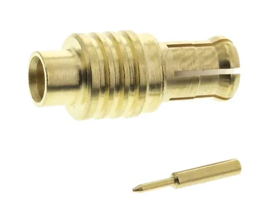 63-4758-26 Radiall Cable Mount MCX Connector Plug, 50Ω Impedance, Solder Termination, 0 → 6GHz, RG405 cable type R113053000