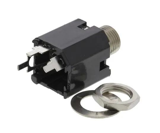 63-4898-11 Switchcraft 1/4 in Through Hole Mono Jack Socket, 2 Pole 112APCX