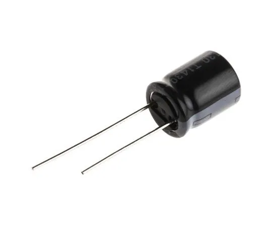 63-4721-61 Rubycon 220μF 35V dc Aluminium Electrolytic Capacitor, Through Hole 10 (Dia.) x 12.5mm +105°C 10mm 5mm 35YXF220M10X12.5
