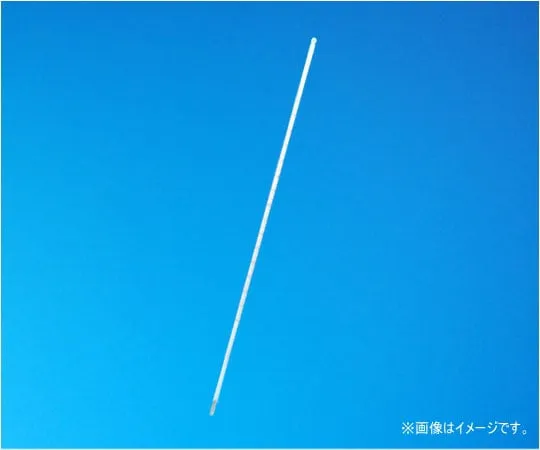64-0706-29 Mercury Rod Thermometer(Thin tube type) 0 ~ 100 °C (1 °C) Total submerged diameter 3 mm 1-72-1