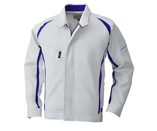 63-1786-26 Long Sleeve Jacket Silver x Royal Blue 2628-65-S