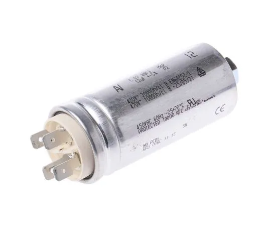 63-4795-13 KEMET 12μF Polypropylene Capacitor PP 500V ac ±5% Tolerance Chassis Mount C87 Series C878BF35120SA0J