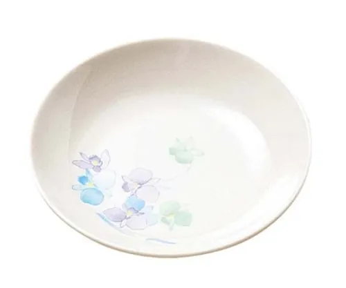 61-6833-83 Melamine Japanese dish Sumire round Plate 12 cm VO-23 2446130