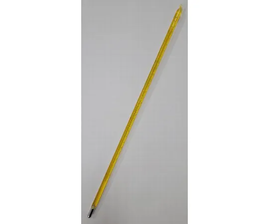 65-6872-72 Yellow Tube Bar Standard Thermometer No. 0 with Report K-1150