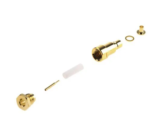 63-4874-17 RS Cable Mount Subminiature SMB Connector, 50Ω Impedance, Clamp Termination, RG174 A/U cable type 546-3311