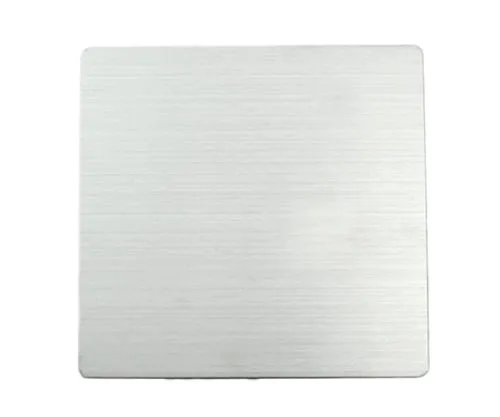 61-7431-32 Stainless Hairlines Plain 100 x 100mm FS220-T