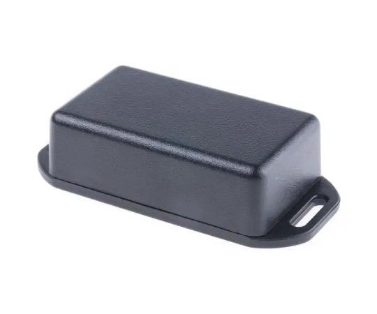 63-4842-51 Hammond 1551, ABS Enclosure, IP54, Flanged, 60 x 35 x 20mm 1551HFLBK