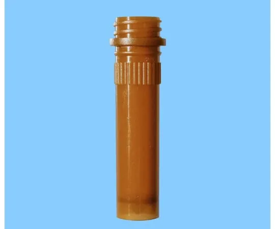 63-2980-43 Screw Cap Micro Tube (Self-standing) Light Shielding Type (Brown) Body 2.0ml 72.609.003