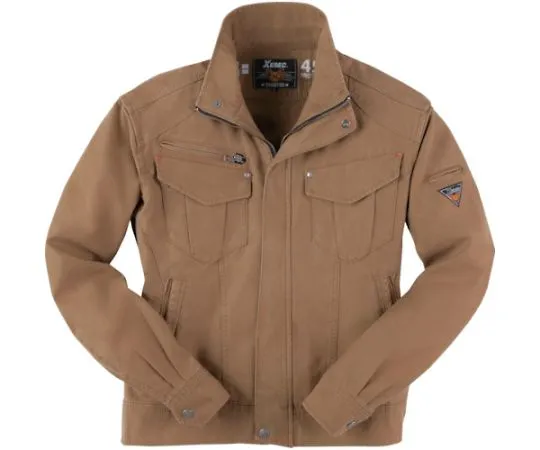 65-8422-10 Long Sleeve Blouson Mocha 3L 2140-53-3L